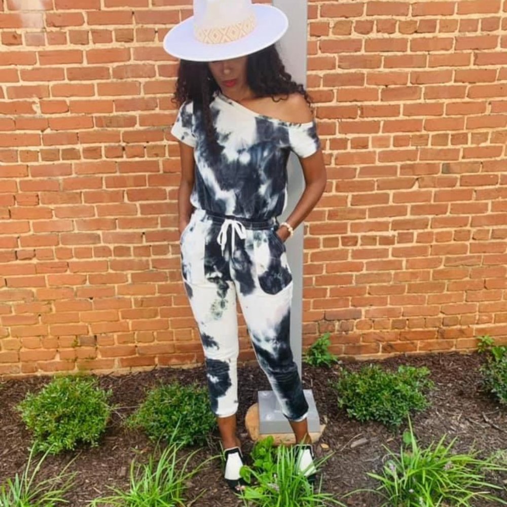 Tie-dye jumpsuit